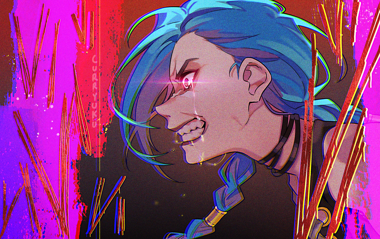 Jinx Arcane Foil Print
