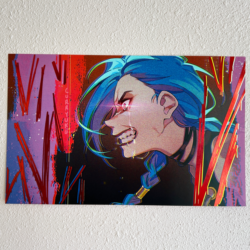 Jinx Arcane Foil Print