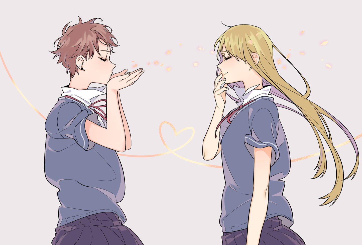 Sakura Kiss Foil Print